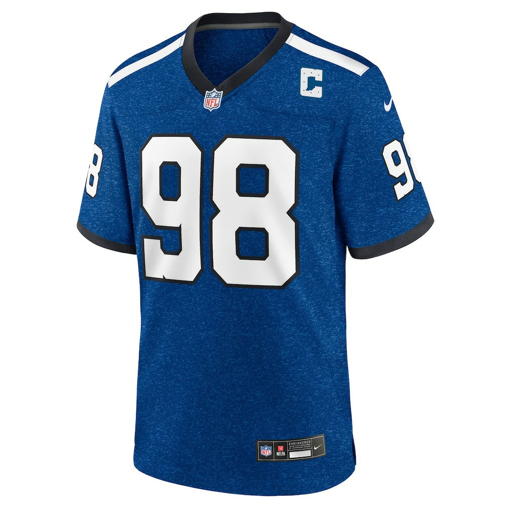 Tony Siragusa Indianapolis Colts Retired Player Alternate Game Jersey - Blue Jerseys