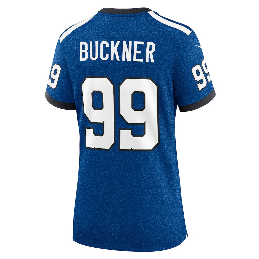 DeForest Buckner Indianapolis Colts Women's Indiana Nights Alternate Game Jersey - Royal Jerseys
