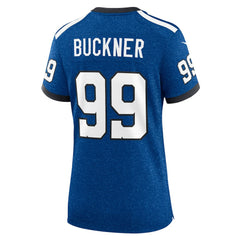 DeForest Buckner Indianapolis Colts Women's Indiana Nights Alternate Game Jersey - Royal Jerseys