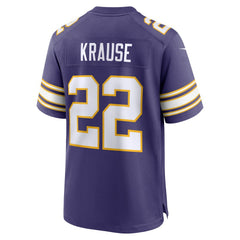 Paul Krause Minnesota Vikings Retired Player Alternate Game Jersey - Purple Jerseys