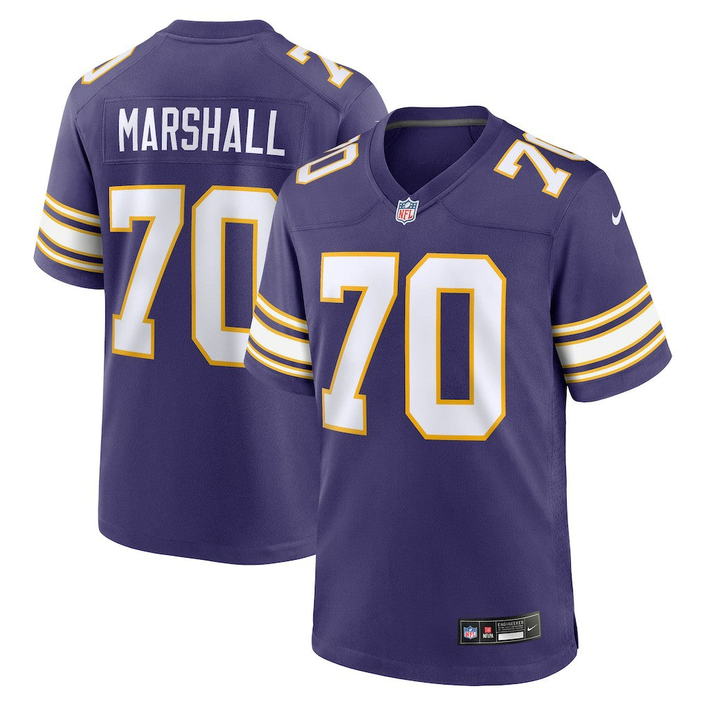 Jim Marshall Minnesota Vikings Retired Player Alternate Game Jersey - Purple Jerseys