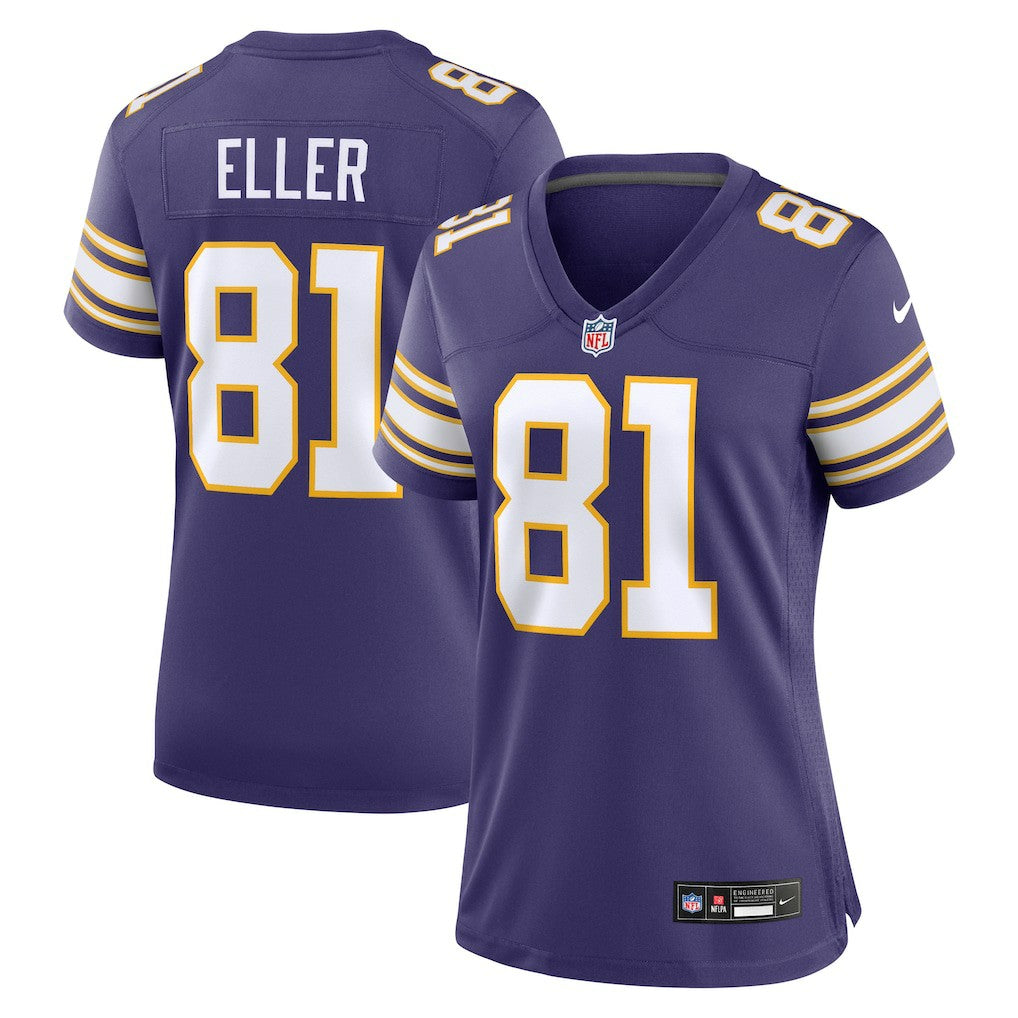 Carl Eller Minnesota Vikings Women's Classic Retired Player Jersey - Purple Jerseys