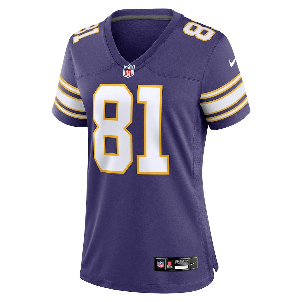 Carl Eller Minnesota Vikings Women's Classic Retired Player Jersey - Purple Jerseys