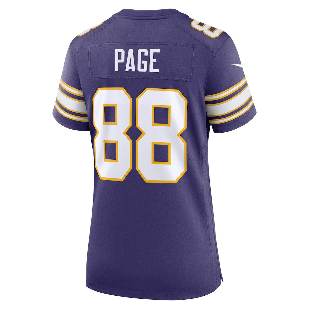Alan Page Minnesota Vikings Women's Classic Retired Player Jersey - Purple Jerseys