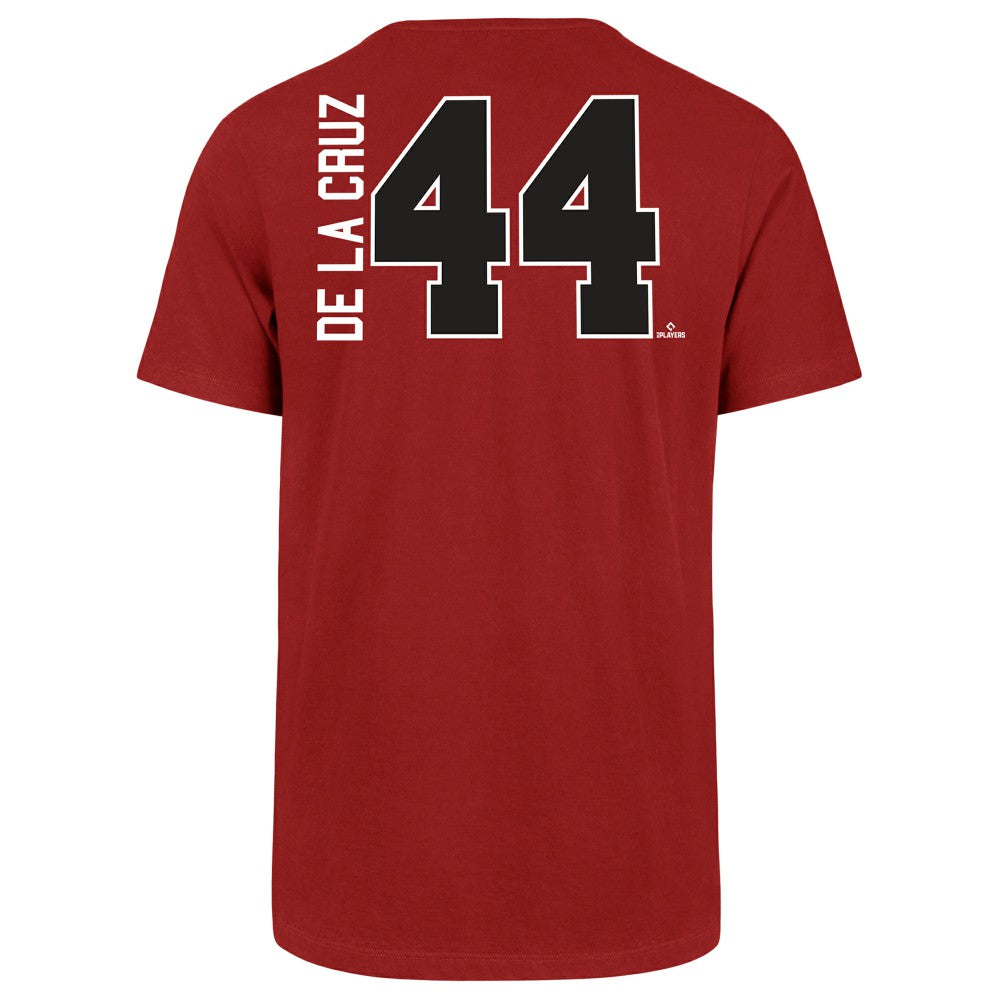 Elly De La Cruz Cincinnati Reds '47 Name & Number T-Shirt - Red T-shirts
