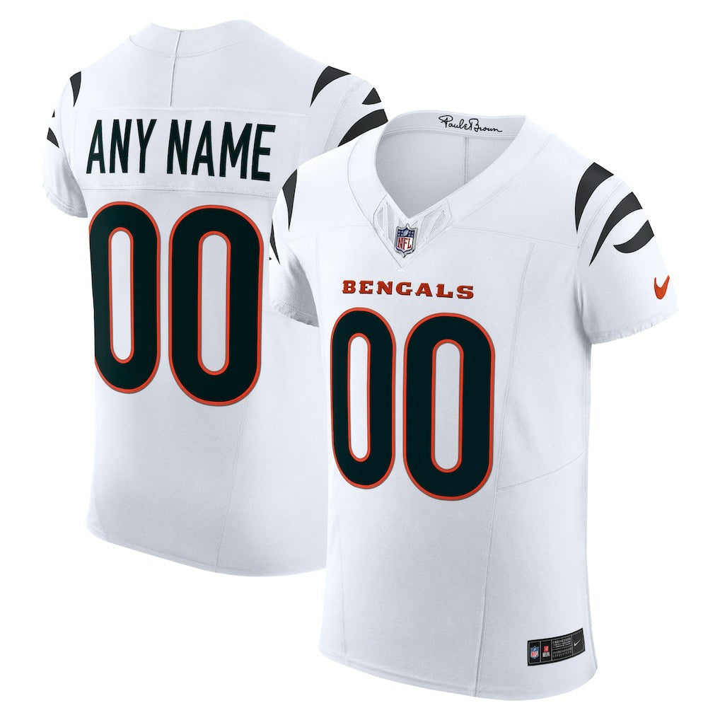 Cincinnati Bengals Vapor F.U.S.E. Elite Custom Jersey - White Jerseys
