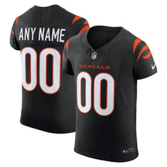 Cincinnati Bengals Team Vapor F.U.S.E. Elite Custom Jersey - Black Jerseys