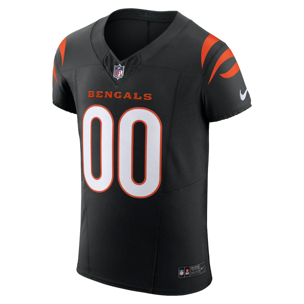 Cincinnati Bengals Team Vapor F.U.S.E. Elite Custom Jersey - Black Jerseys