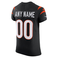 Cincinnati Bengals Team Vapor F.U.S.E. Elite Custom Jersey - Black Jerseys