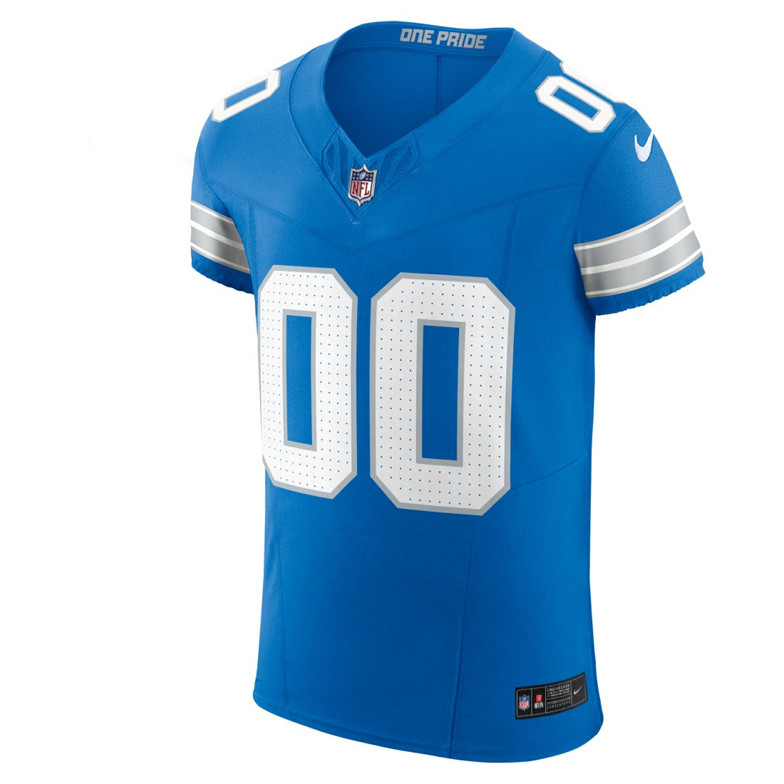 Detroit Lions Team Vapor F.U.S.E. Elite Custom Jersey - Blue Jerseys