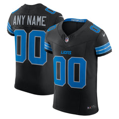 Detroit Lions Alternate Vapor F.U.S.E. Elite Custom Jersey - Black Jerseys