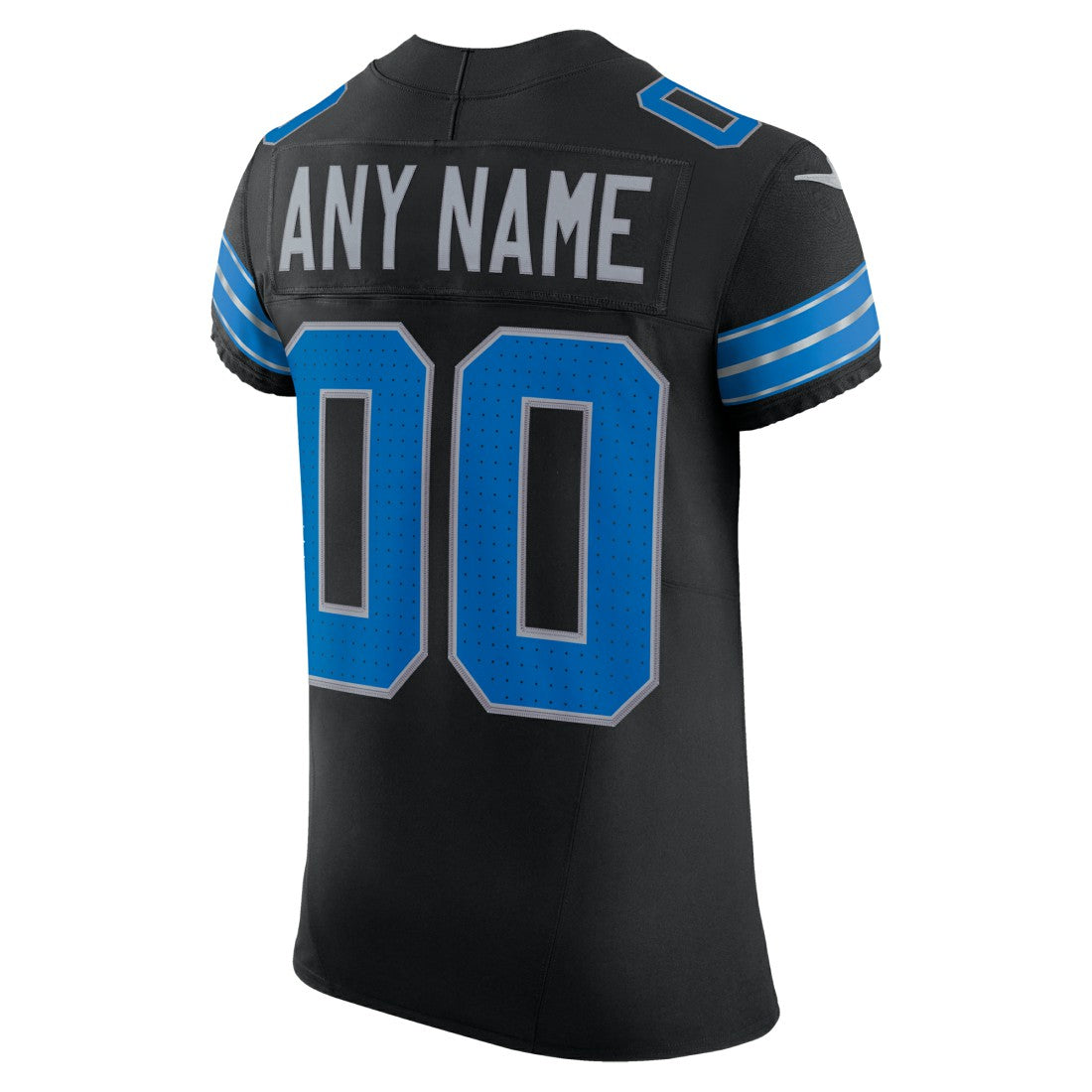 Detroit Lions Alternate Vapor F.U.S.E. Elite Custom Jersey - Black Jerseys