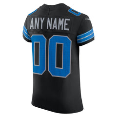 Detroit Lions Alternate Vapor F.U.S.E. Elite Custom Jersey - Black Jerseys
