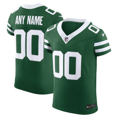 New York Jets Vapor F.U.S.E. Elite Custom Jersey - Legacy Green Jerseys