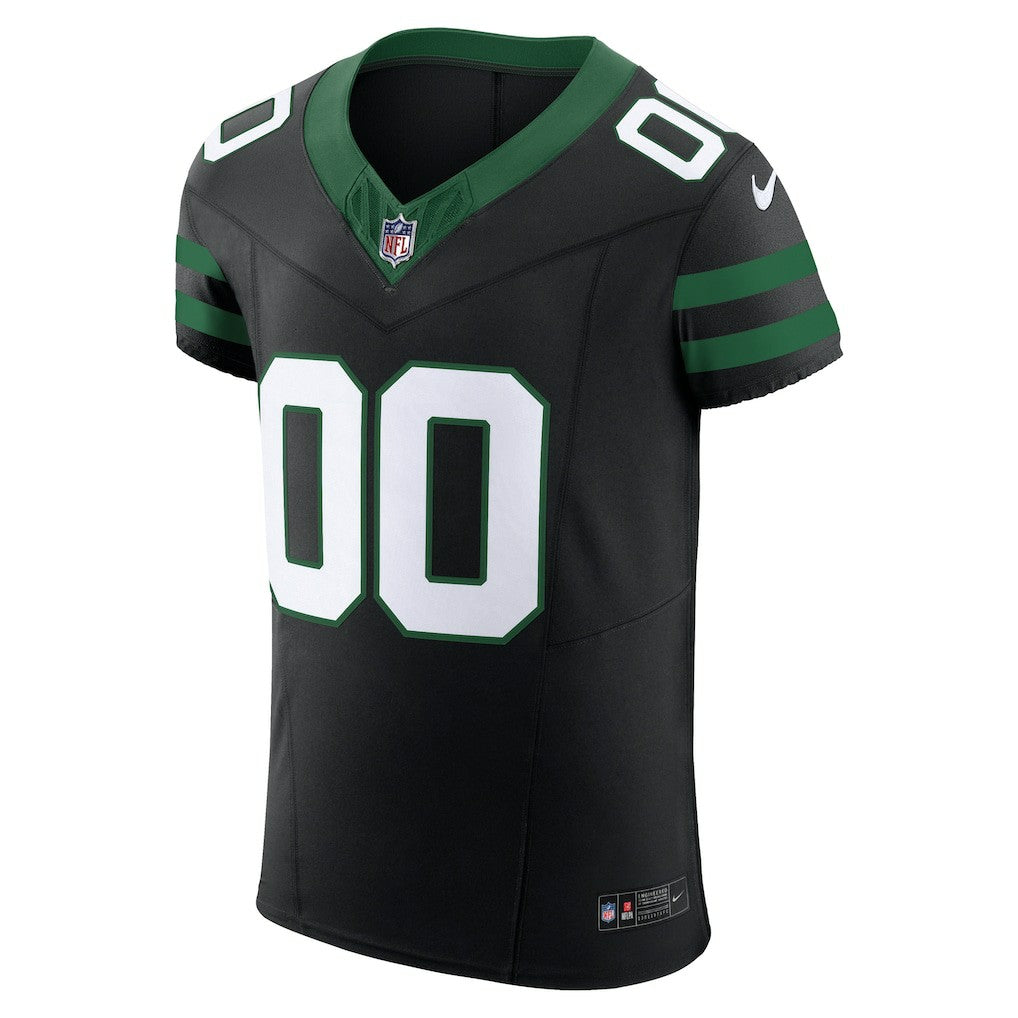 New York Jets Alternate Vapor F.U.S.E. Elite Custom Jersey - Legacy Black Jerseys