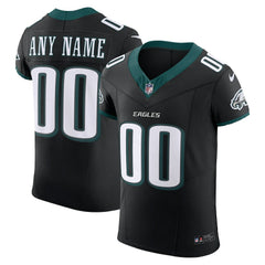 Philadelphia Eagles Alternate Vapor F.U.S.E. Elite Custom Jersey - Black Jerseys