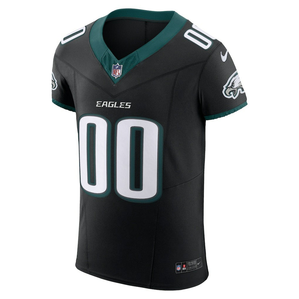 Philadelphia Eagles Alternate Vapor F.U.S.E. Elite Custom Jersey - Black Jerseys