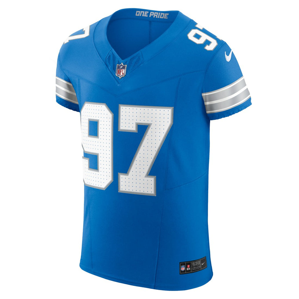 Aidan Hutchinson Detroit Lions Vapor F.U.S.E. Elite Jersey - Blue Jerseys
