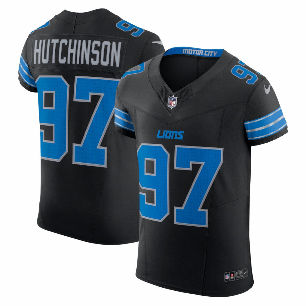Aidan Hutchinson Detroit Lions Alternate Vapor F.U.S.E. Elite Jersey - Black Jerseys