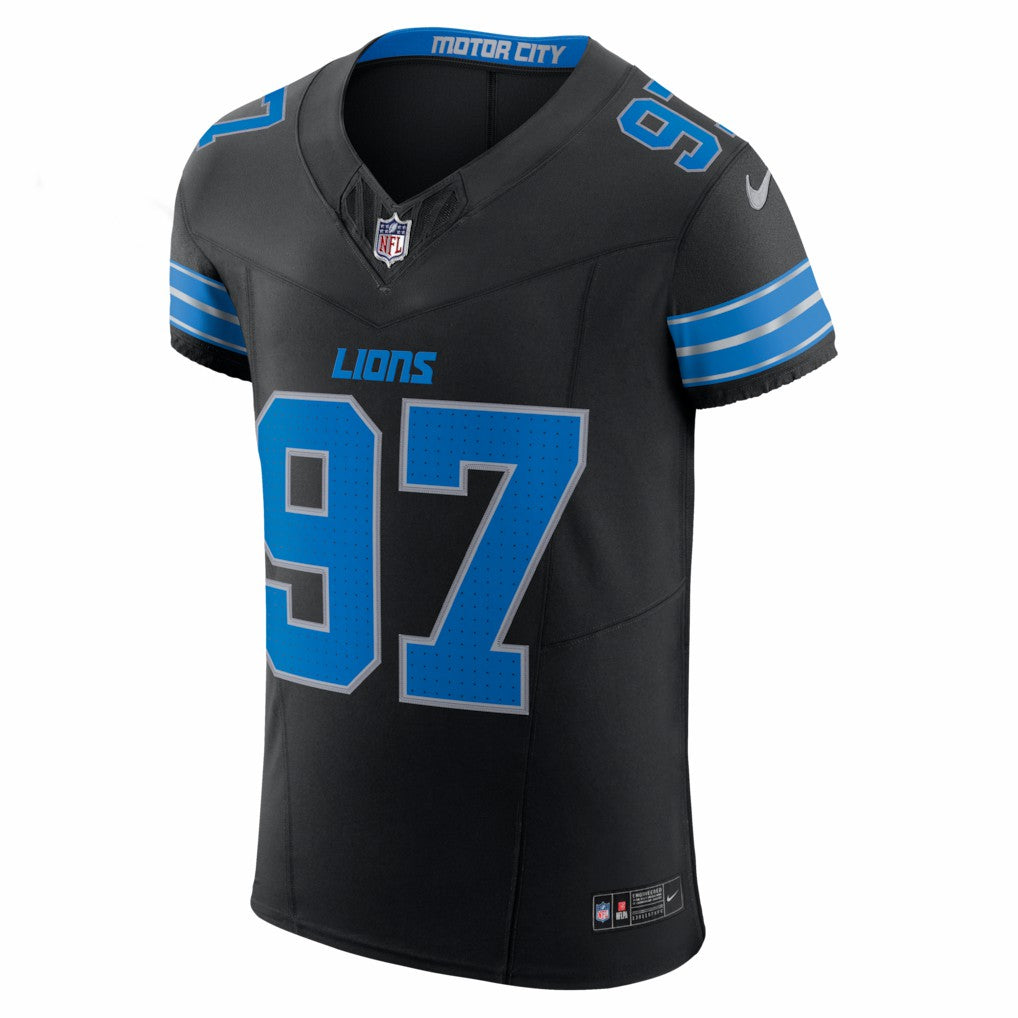 Aidan Hutchinson Detroit Lions Alternate Vapor F.U.S.E. Elite Jersey - Black Jerseys