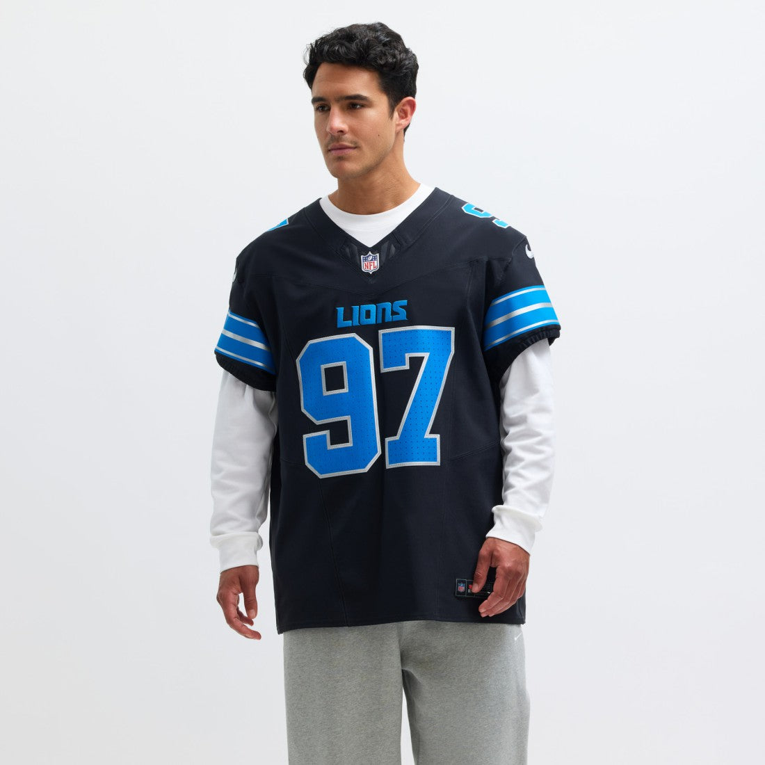 Aidan Hutchinson Detroit Lions Alternate Vapor F.U.S.E. Elite Jersey - Black Jerseys