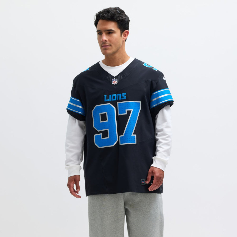 Aidan Hutchinson Detroit Lions Alternate Vapor F.U.S.E. Elite Jersey - Black Jerseys