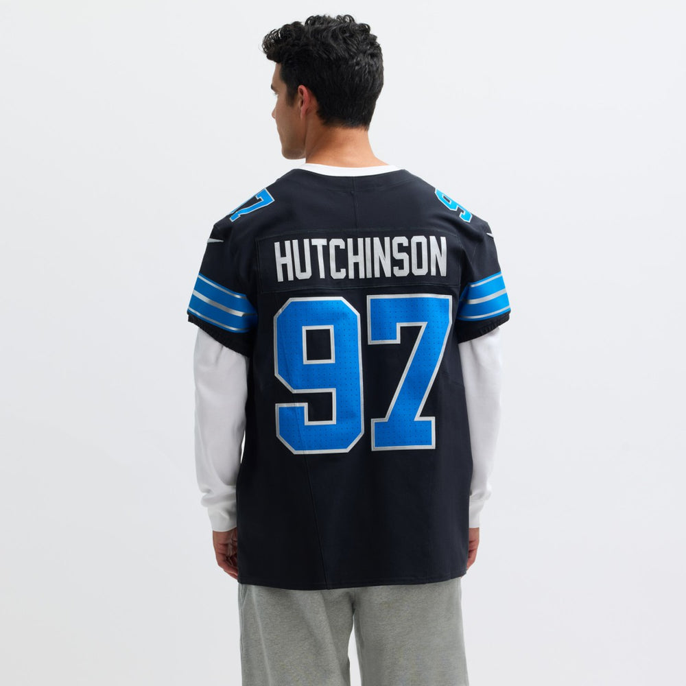 Aidan Hutchinson Detroit Lions Alternate Vapor F.U.S.E. Elite Jersey - Black Jerseys