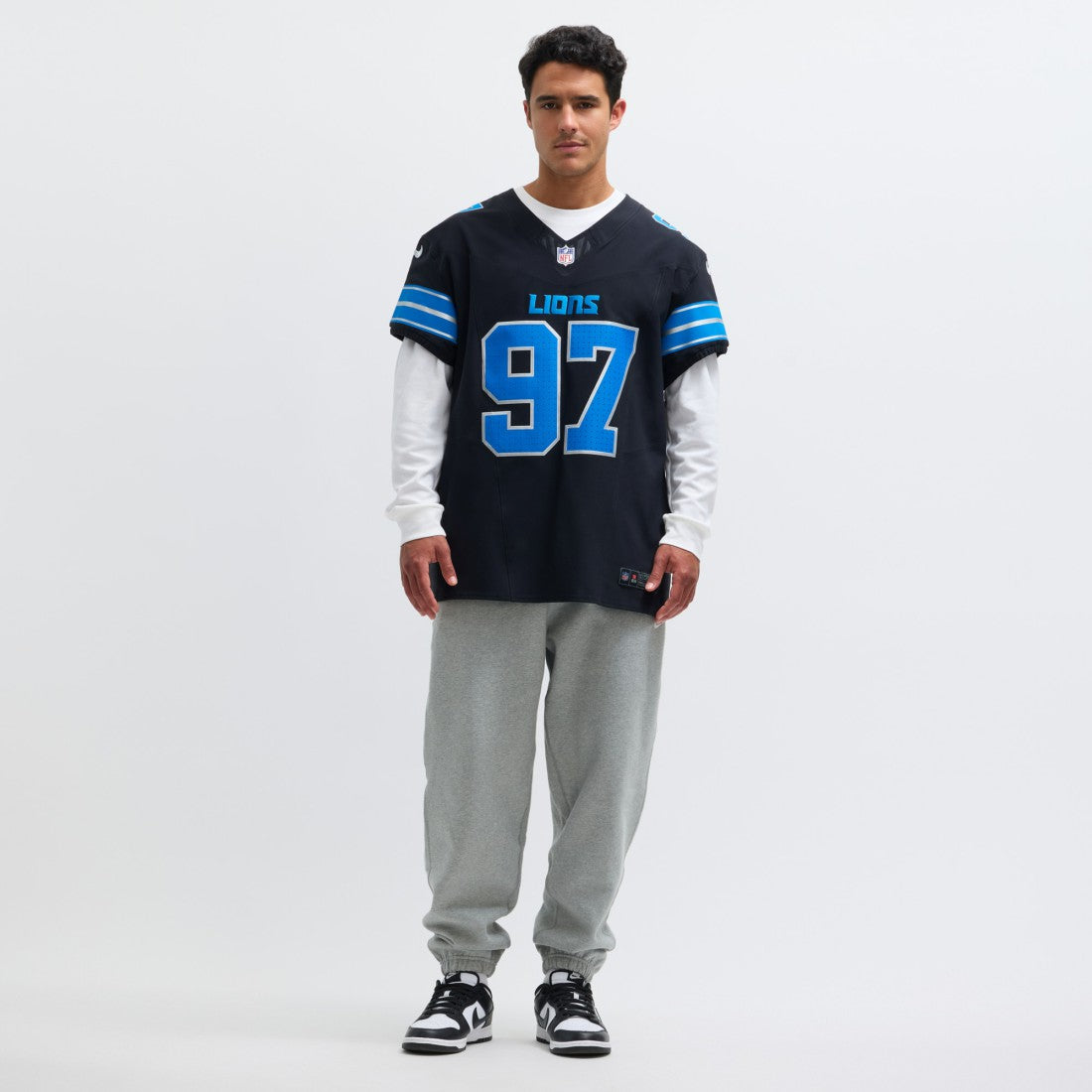 Aidan Hutchinson Detroit Lions Alternate Vapor F.U.S.E. Elite Jersey - Black Jerseys
