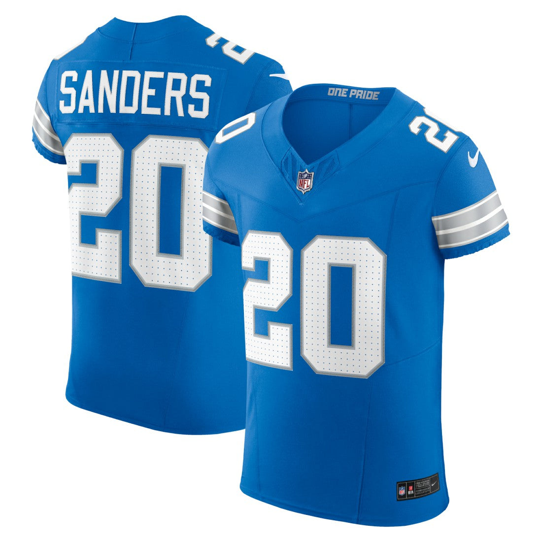 Barry Sanders Detroit Lions Vapor F.U.S.E. Elite Jersey - Blue Jerseys
