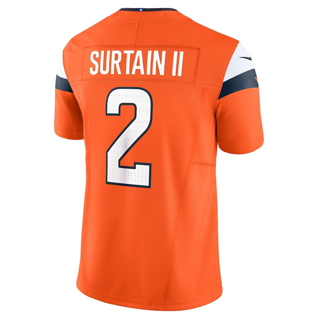 Patrick Surtain II Denver Broncos Mile High Collection Vapor F.U.S.E. Limited Jersey - Orange Jerseys
