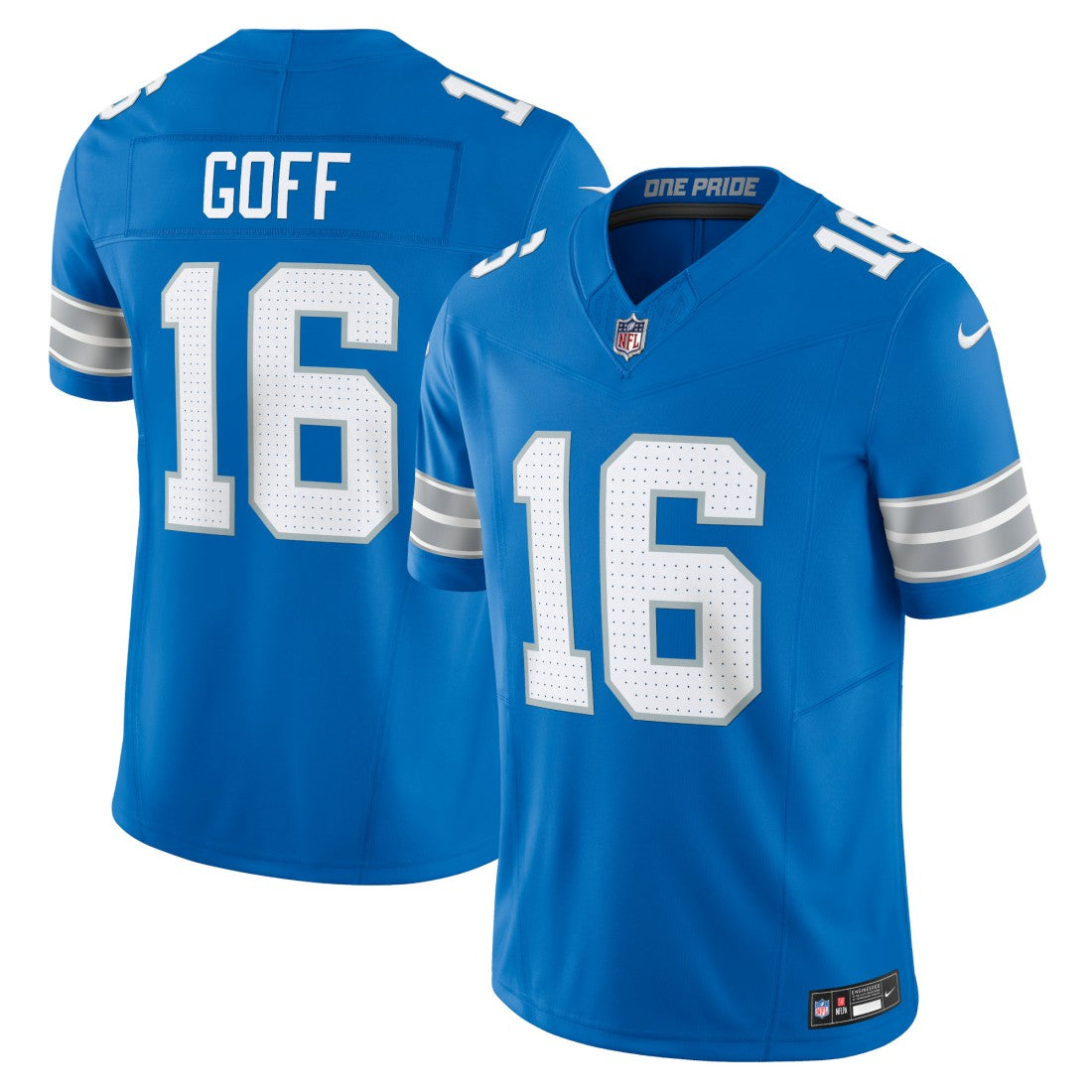 Jared Goff Detroit Lions Vapor F.U.S.E. Limited Jersey - Blue Jerseys