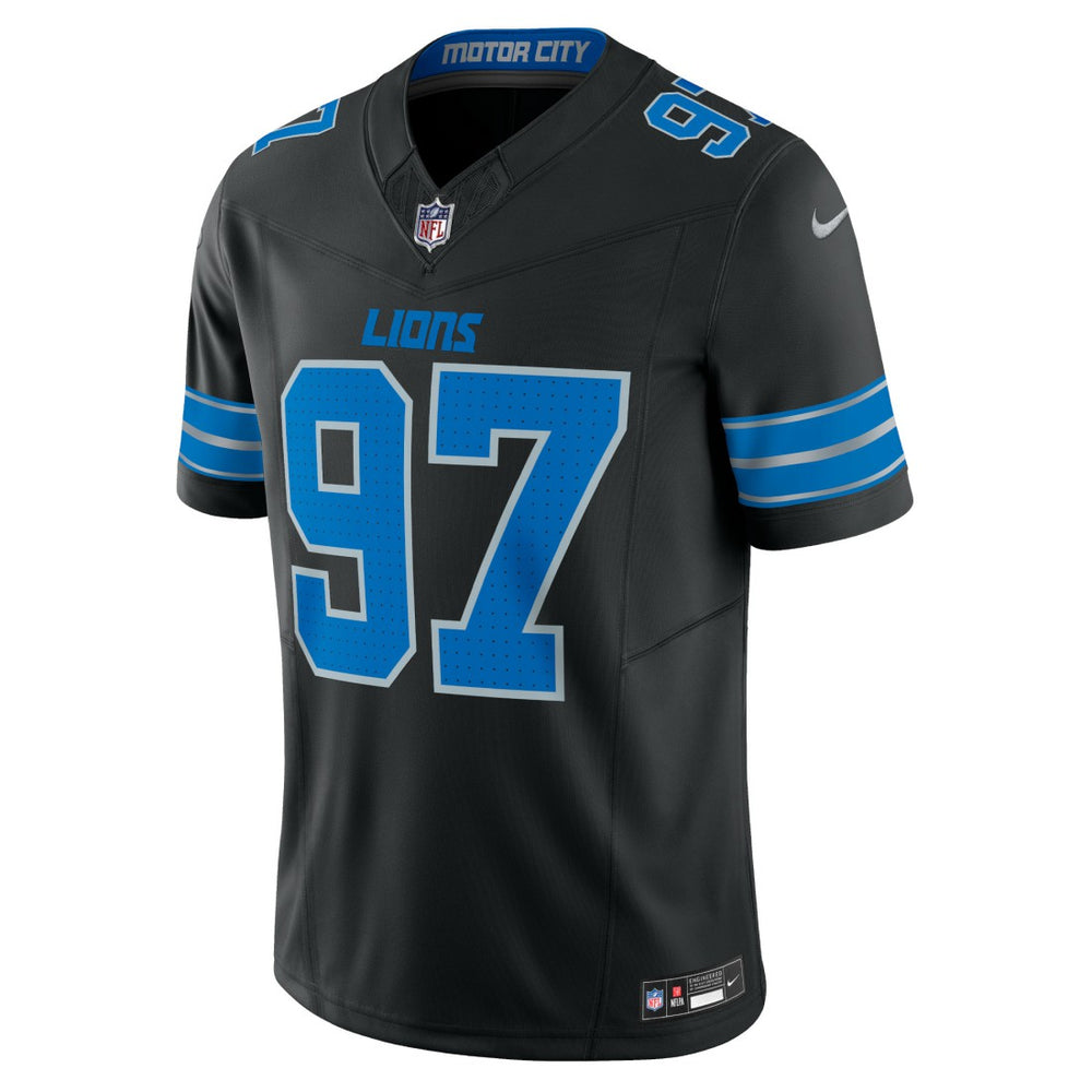 Aidan Hutchinson Detroit Lions 2nd Alternate Vapor F.U.S.E. Limited Jersey - Black Jerseys