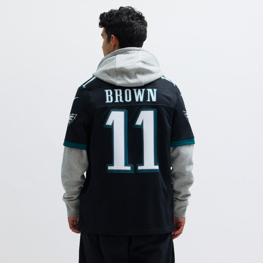 A.J. Brown Philadelphia Eagles Alternate Vapor F.U.S.E. Limited Jersey - Black Jerseys