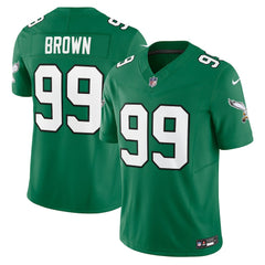 Jerome Brown Philadelphia Eagles Alternate Vapor F.U.S.E. Limited Jersey - Kelly Green Jerseys