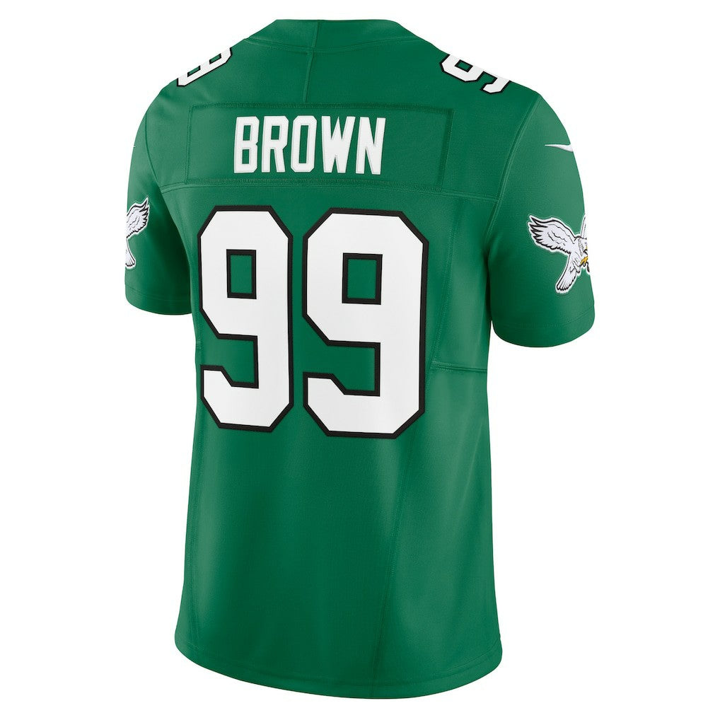 Jerome Brown Philadelphia Eagles Alternate Vapor F.U.S.E. Limited Jersey - Kelly Green Jerseys