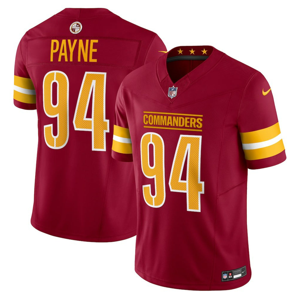 Daron Payne Washington Commanders Vapor F.U.S.E. Limited Jersey - Burgundy Jerseys