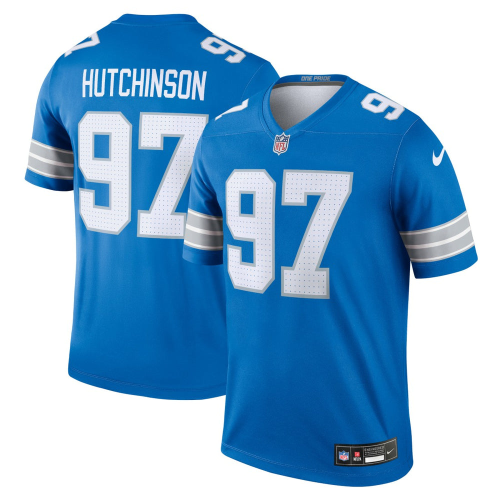Aidan Hutchinson Detroit Lions Legend Player Performance Top - Blue Tops