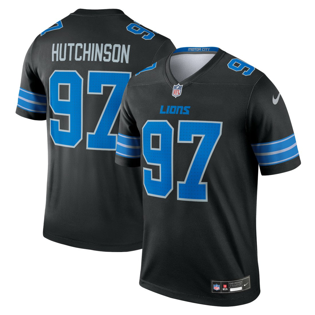Aidan Hutchinson Detroit Lions Legend Player Performance Top - Black Tops