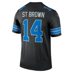 Amon-Ra St. Brown Detroit Lions Legend Player Performance Top - Black Tops