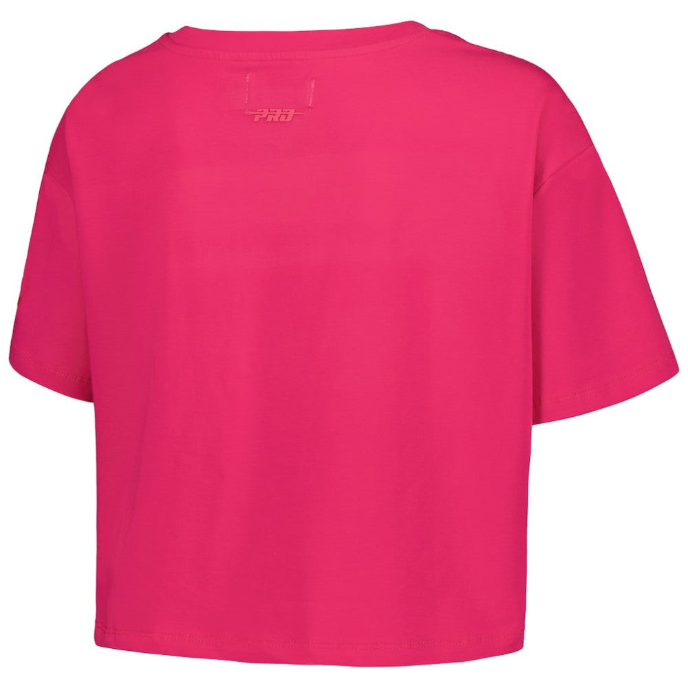 Pittsburgh Penguins Pro Standard Women's Triple Pink Cropped Boxy T-Shirt | US 200410510