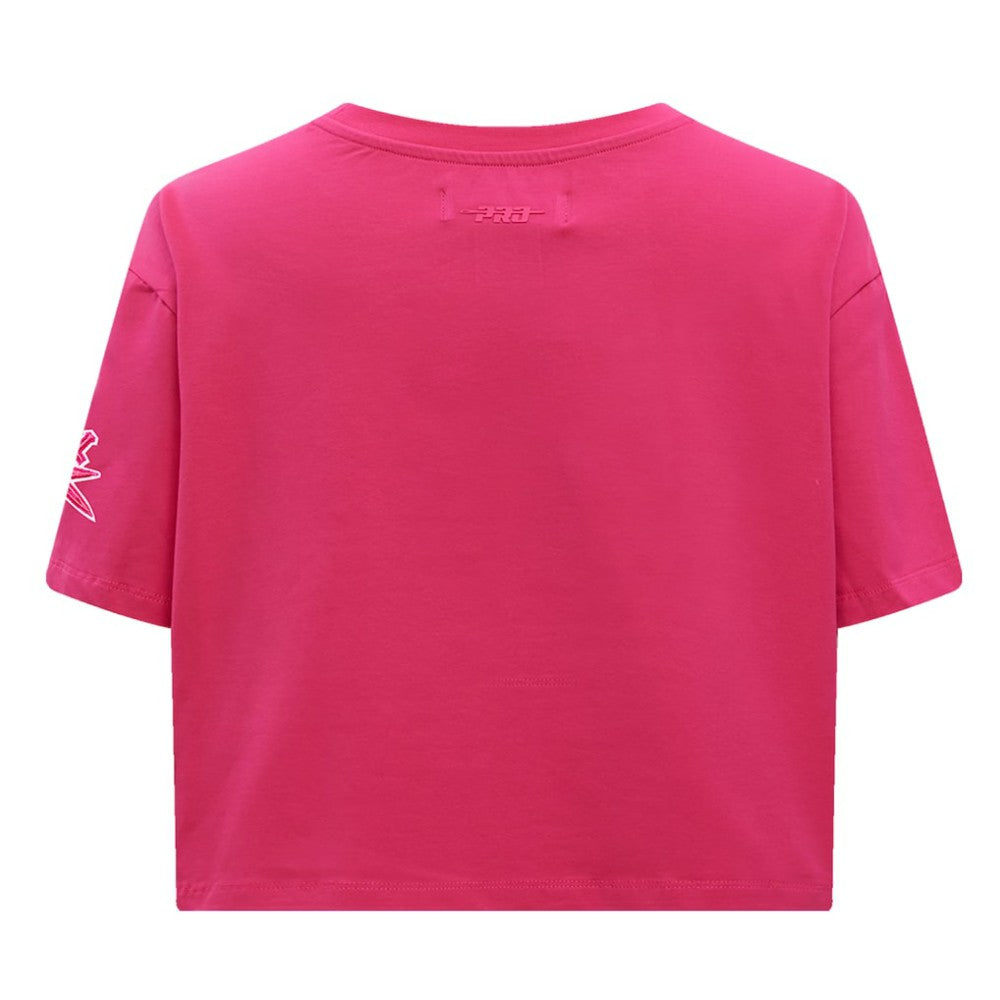Vegas Golden Knights Pro Standard Women's Triple Pink Cropped Boxy T-Shirt | US 200410512