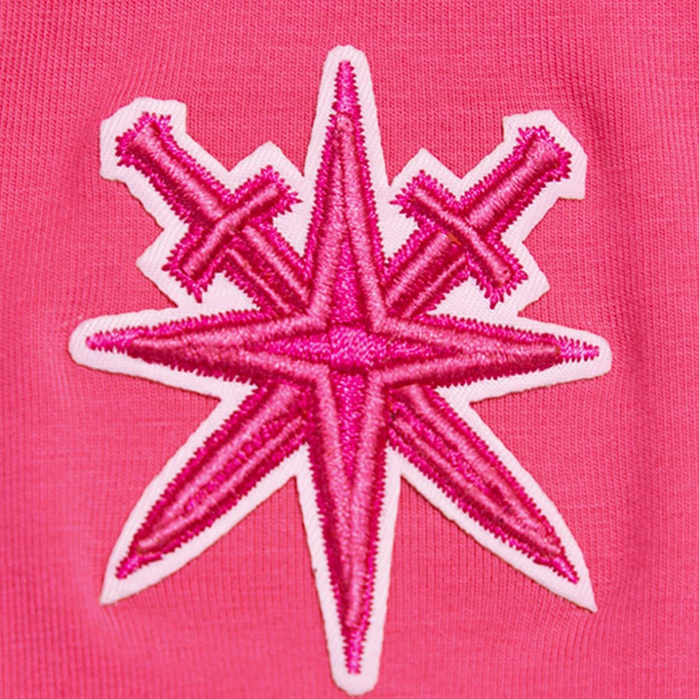 Vegas Golden Knights Pro Standard Women's Triple Pink Cropped Boxy T-Shirt | US 200410512