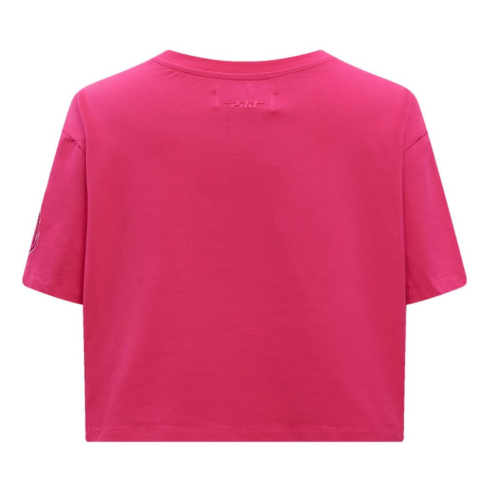 Seattle Kraken Pro Standard Women's Triple Pink Cropped Boxy T-Shirt | US 200410513