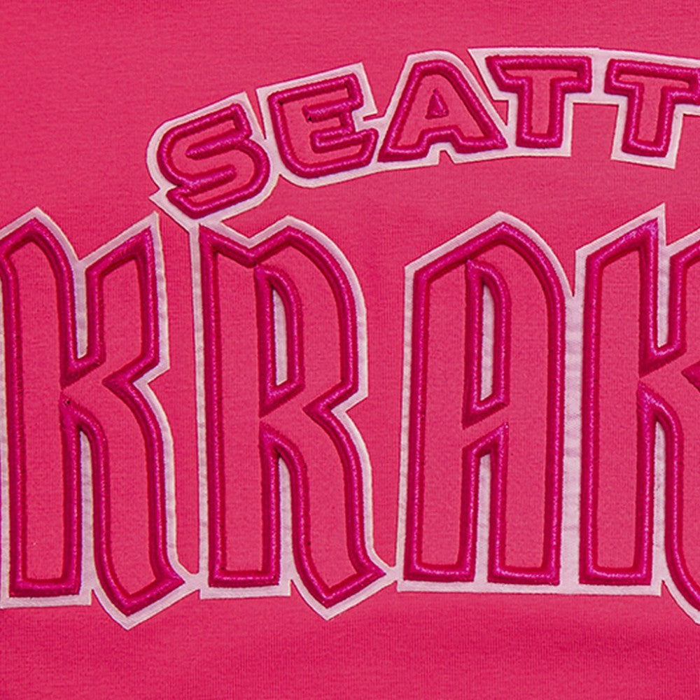 Seattle Kraken Pro Standard Women's Triple Pink Cropped Boxy T-Shirt | US 200410513