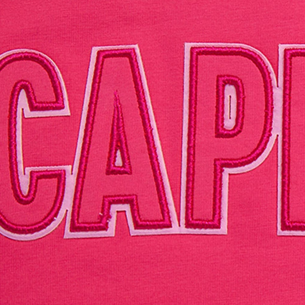 Washington Capitals Pro Standard Women's Triple Pink Cropped Boxy T-Shirt | US 200410514