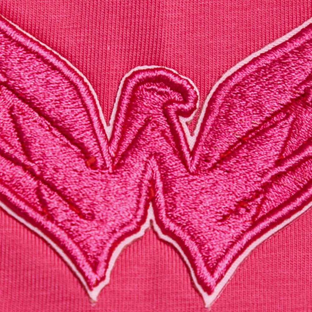 Washington Capitals Pro Standard Women's Triple Pink Cropped Boxy T-Shirt | US 200410514