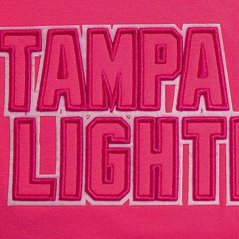 Tampa Bay Lightning Pro Standard Women's Triple Pink Cropped Boxy T-Shirt | US 200410516