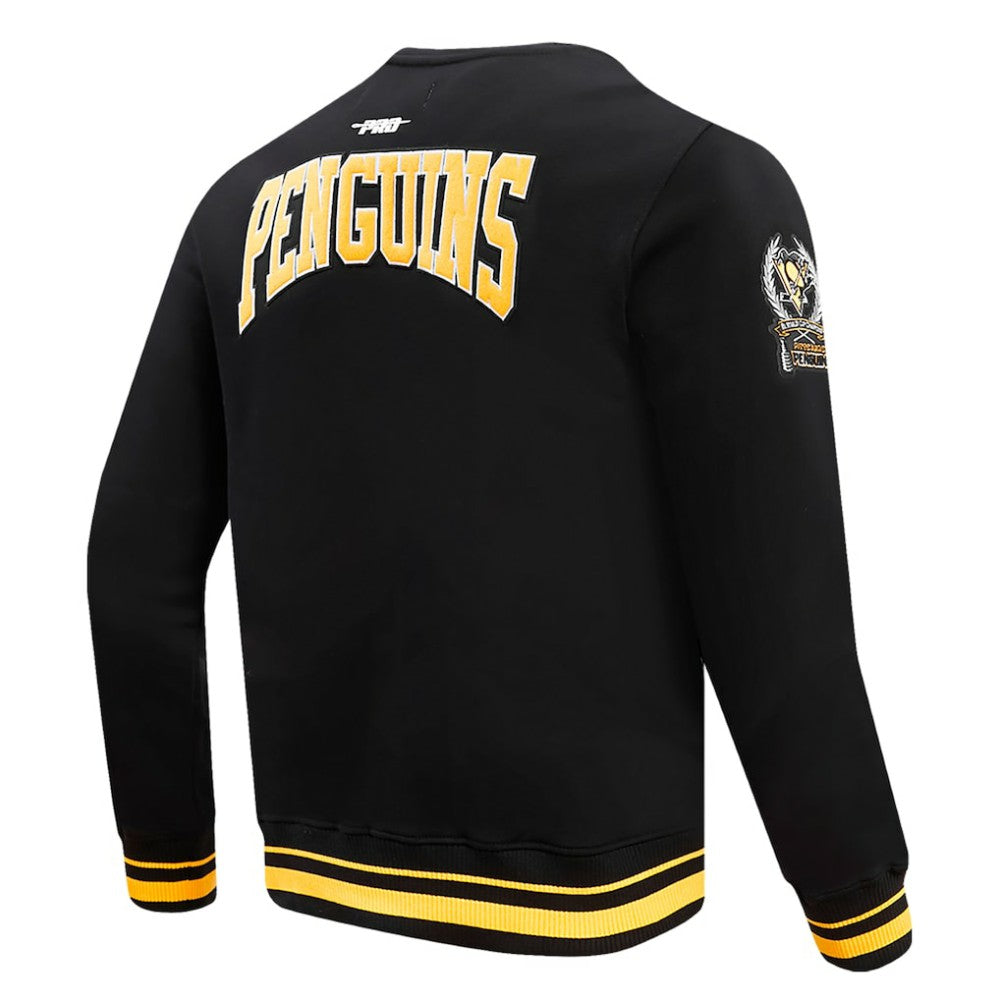 Pittsburgh Penguins Pro Standard Crest Emblem Pullover Sweatshirt - Black | US 200410535
