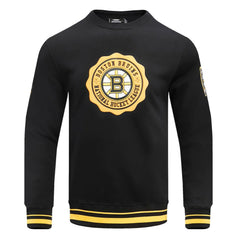 Boston Bruins Pro Standard Crest Emblem Pullover Sweatshirt - Black | US 200410536