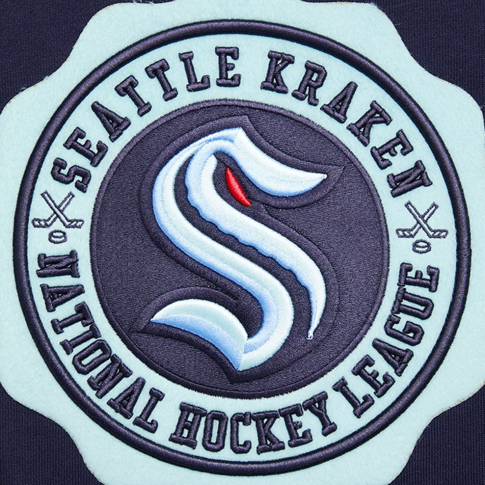 Seattle Kraken Pro Standard Crest Emblem Pullover Sweatshirt - Deep Sea Blue | US 200410537